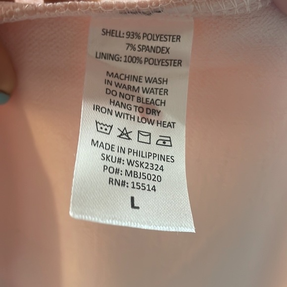 Pink, Open Front Blazer, Large, rousted sleeve, jacket,cardigan,ruched sleeve - Picture 6 of 7